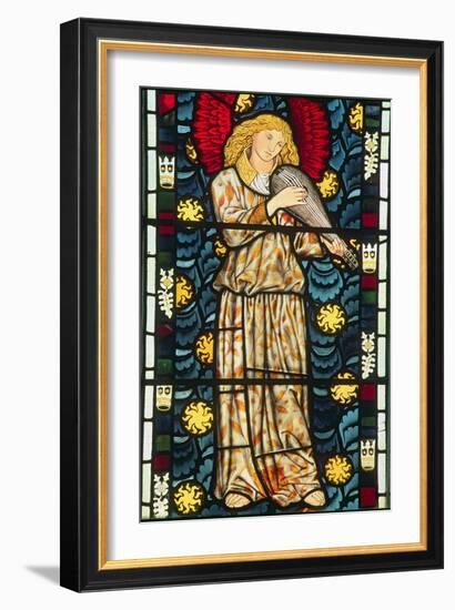 Angel with a Rebec, 1869-William Morris-Framed Giclee Print