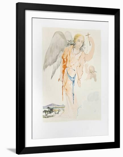 Angel with Cross-Salvador Dalí-Framed Collectable Print