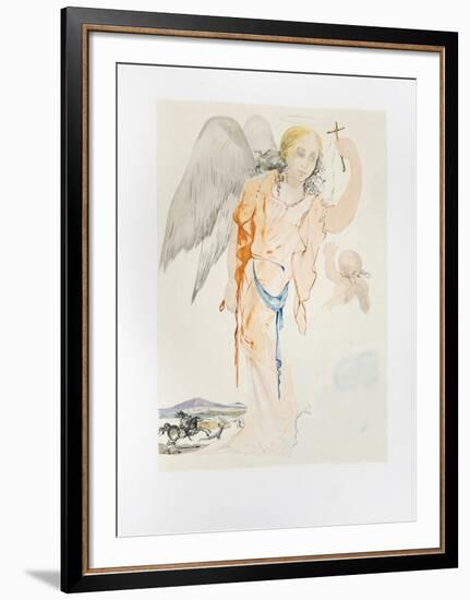 Angel with Cross-Salvador Dalí-Framed Collectable Print