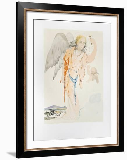 Angel with Cross-Salvador Dalí-Framed Collectable Print