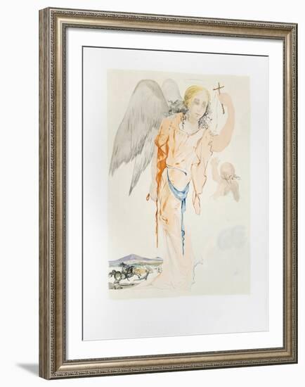 Angel with Cross-Salvador Dalí-Framed Collectable Print