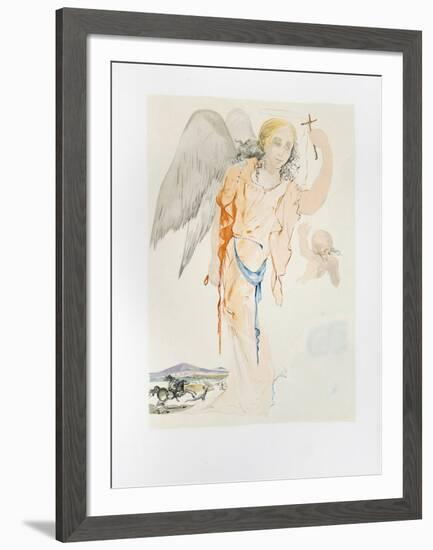 Angel with Cross-Salvador Dalí-Framed Collectable Print