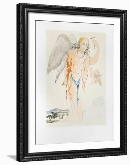 Angel with Cross-Salvador Dalí-Framed Collectable Print