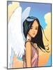 Angel With FLower-Harry Briggs-Mounted Giclee Print