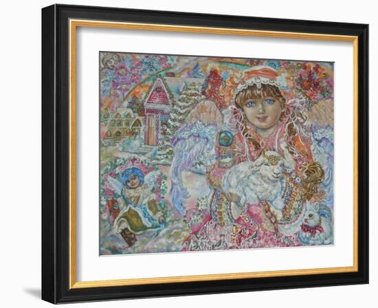 Angel with Lamb of God-Yumi Sugai-Framed Giclee Print