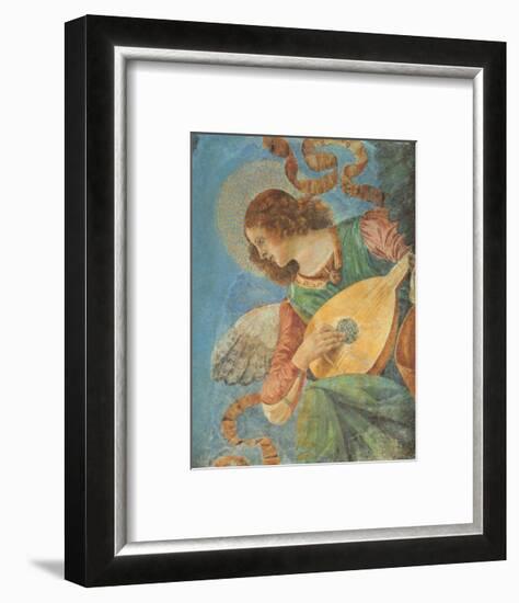 Angel with Lute-Melozzo da Forlí-Framed Art Print