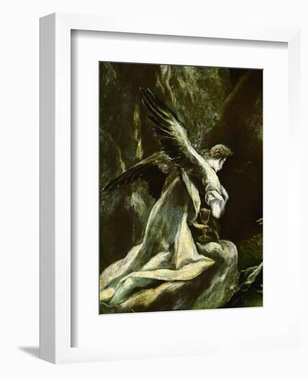 Angel with the Chalice-El Greco-Framed Giclee Print
