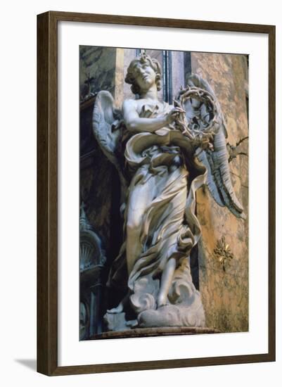 Angel with the Crown of Thorns, 1667-1669-Gian Lorenzo Bernini-Framed Photographic Print