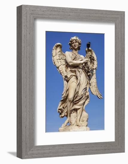 Angel with the Crown of Thorns, Sculpted by Gian Lorenzo Bernini on the Ponte Sant Angelo, Ponte-Cahir Davitt-Framed Photographic Print