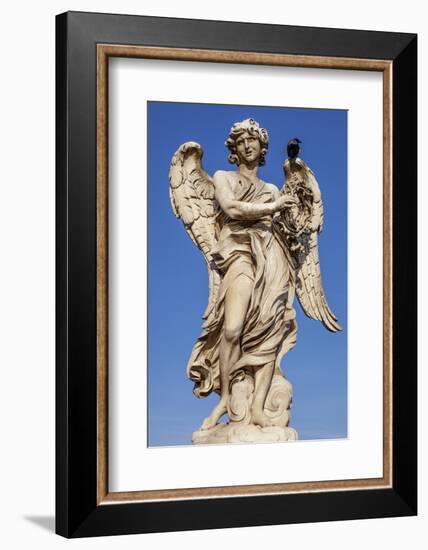 Angel with the Crown of Thorns, Sculpted by Gian Lorenzo Bernini on the Ponte Sant Angelo, Ponte-Cahir Davitt-Framed Photographic Print