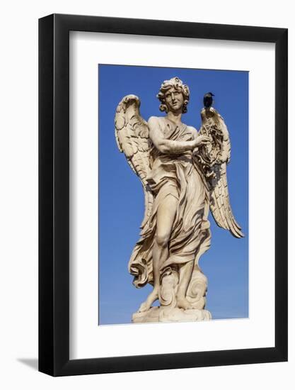 Angel with the Crown of Thorns, Sculpted by Gian Lorenzo Bernini on the Ponte Sant Angelo, Ponte-Cahir Davitt-Framed Photographic Print