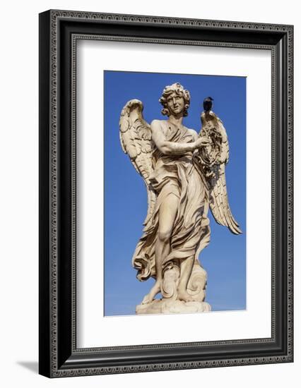 Angel with the Crown of Thorns, Sculpted by Gian Lorenzo Bernini on the Ponte Sant Angelo, Ponte-Cahir Davitt-Framed Photographic Print