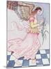 Angel with Tiger Lily, 1995-Gillian Lawson-Mounted Giclee Print