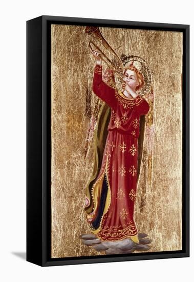 Angel with Trumpet-Fra Angelico-Framed Premier Image Canvas