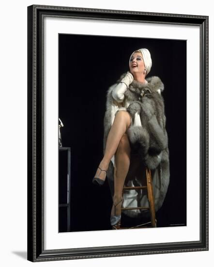 Angela Lansbury in Role of Mame-Bill Ray-Framed Premium Photographic Print