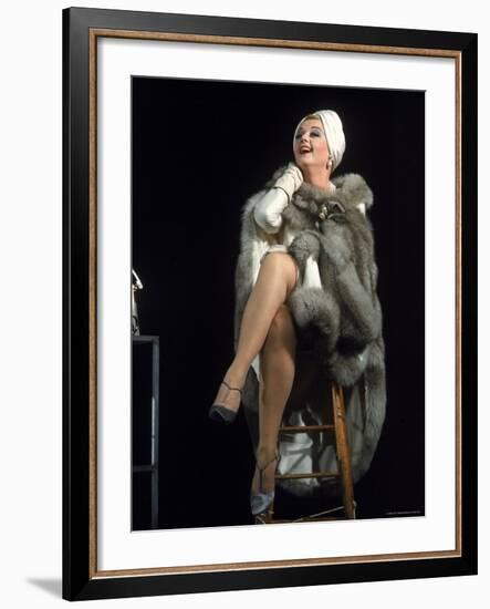 Angela Lansbury in Role of Mame-Bill Ray-Framed Premium Photographic Print