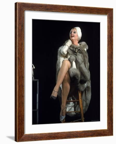 Angela Lansbury in Role of Mame-Bill Ray-Framed Premium Photographic Print