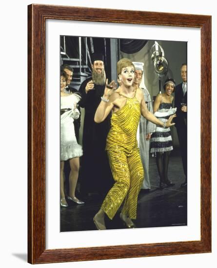 Angela Lansbury Opens on Broadway in "Mame" to a Standing Ovation-Bill Ray-Framed Premium Photographic Print