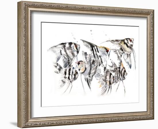 Angelfish-Suren Nersisyan-Framed Art Print