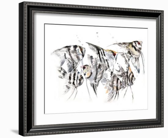 Angelfish-Suren Nersisyan-Framed Art Print