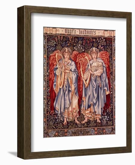 Angeli Laudantes, Tapestry Designed by Henry Dearle with Figures by Edward Burne-Jones Originally…-null-Framed Giclee Print