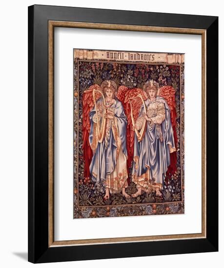 Angeli Laudantes, Tapestry Designed by Henry Dearle with Figures by Edward Burne-Jones Originally…-null-Framed Giclee Print