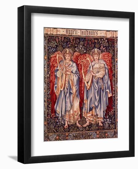 Angeli Laudantes, Tapestry Designed by Henry Dearle with Figures by Edward Burne-Jones Originally…-null-Framed Giclee Print