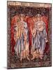 Angeli Laudantes, Tapestry Designed by Henry Dearle with Figures by Edward Burne-Jones Originally…-null-Mounted Giclee Print