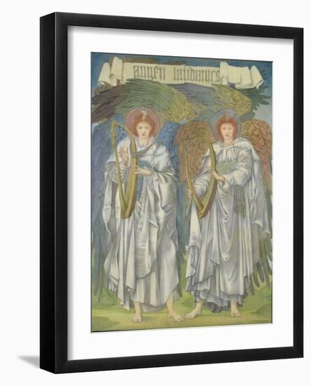 Angeli Laudantes-Edward Burne-Jones-Framed Giclee Print