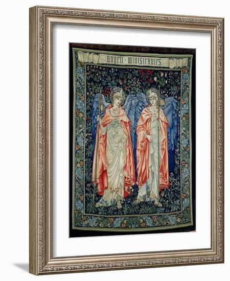 Angeli Ministrantes, 1894 (Tapestry)-Edward Burne-Jones-Framed Giclee Print