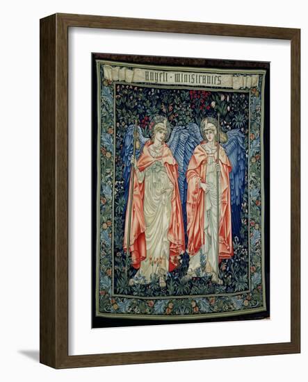 Angeli Ministrantes, 1894 (Tapestry)-Edward Burne-Jones-Framed Giclee Print