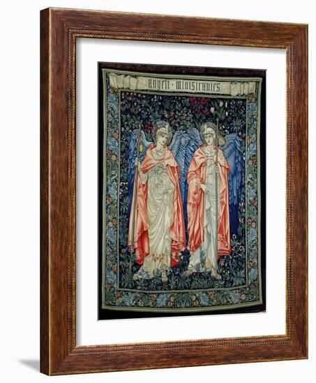 Angeli Ministrantes, 1894 (Tapestry)-Edward Burne-Jones-Framed Giclee Print