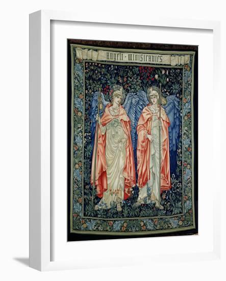 Angeli Ministrantes, 1894 (Tapestry)-Edward Burne-Jones-Framed Giclee Print