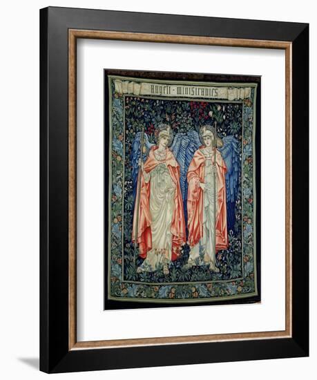 Angeli Ministrantes, 1894 (Tapestry)-Edward Burne-Jones-Framed Giclee Print