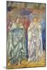 Angeli Ministrantes (Design for a Window in Salisbury Cathedral)-Edward Burne-Jones-Mounted Giclee Print