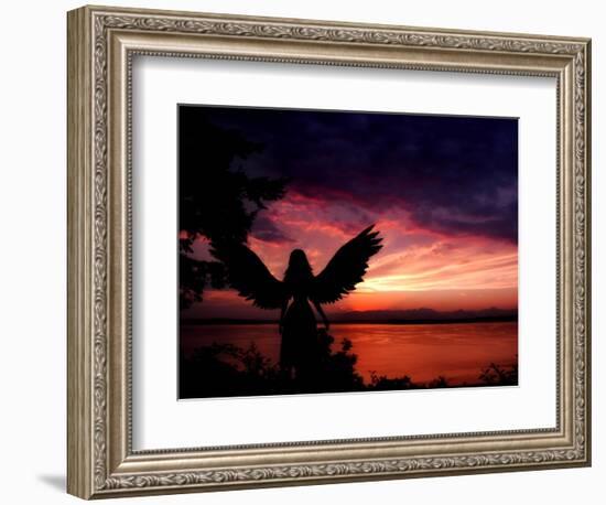 Angelic-Julie Fain-Framed Art Print