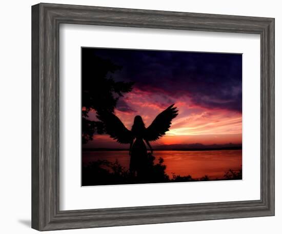 Angelic-Julie Fain-Framed Art Print