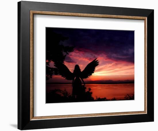 Angelic-Julie Fain-Framed Art Print