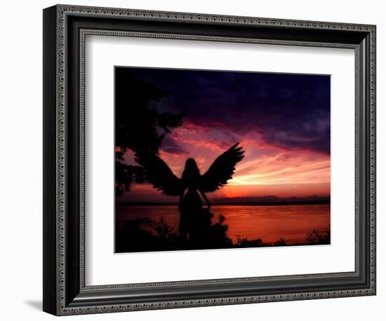 Angelic-Julie Fain-Framed Art Print