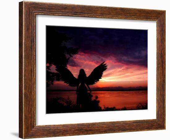 Angelic-Julie Fain-Framed Art Print