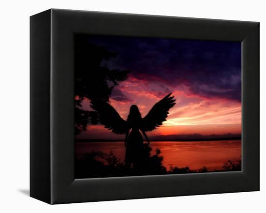 Angelic-Julie Fain-Framed Stretched Canvas