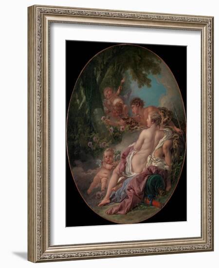 Angelica and Medoro, 1763-Francois Boucher-Framed Giclee Print