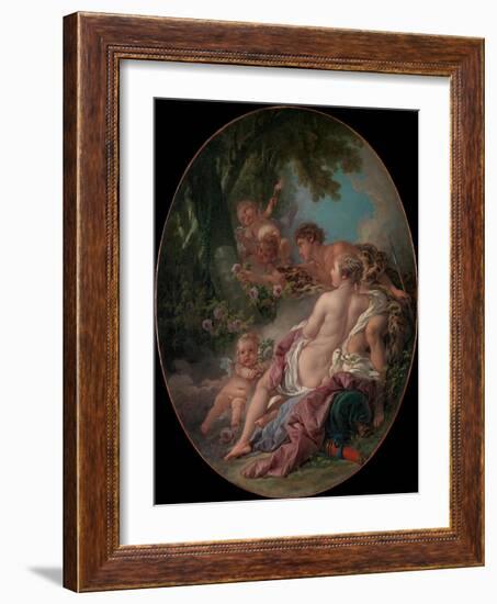 Angelica and Medoro, 1763-Francois Boucher-Framed Giclee Print