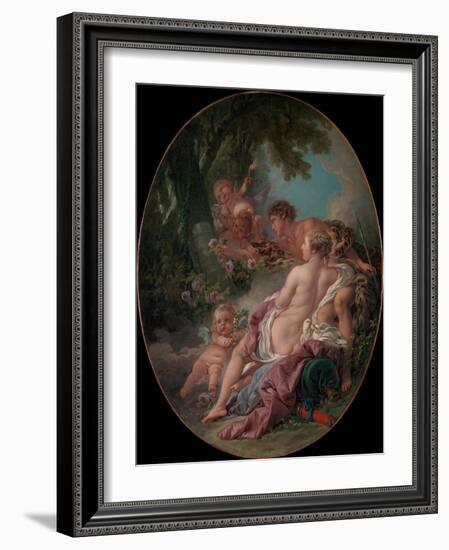 Angelica and Medoro, 1763-Francois Boucher-Framed Giclee Print