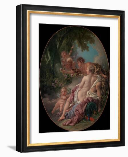 Angelica and Medoro, 1763-Francois Boucher-Framed Giclee Print