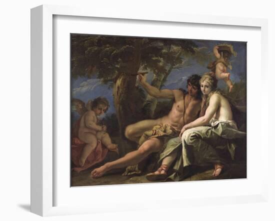 Angelica and Medoro-Sebastiano Ricci-Framed Giclee Print