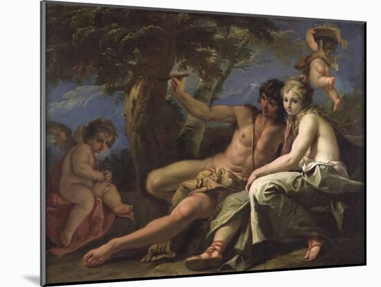 Angelica and Medoro-Sebastiano Ricci-Mounted Giclee Print