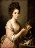 Portrait of Louisa Leveson Gower as Spes (Goddess of Hope)-Angelica Kauffman-Giclee Print