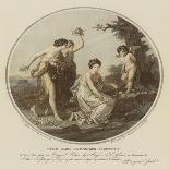 Erato, the Muse of Lyric Poetry with a Putto-Angelica Kauffmann-Framed Giclee Print