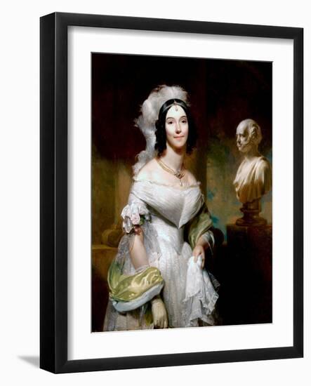 Angelica Singleton Van Buren (Mrs. Abraham Van Buren) by Henry Inman-Fine Art-Framed Photographic Print
